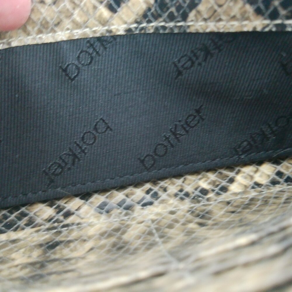 Botkier Maddie Python Snakeskin Embossed Leather … - image 8